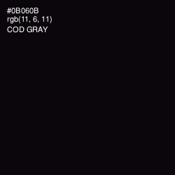 #0B060B - Cod Gray Color Image